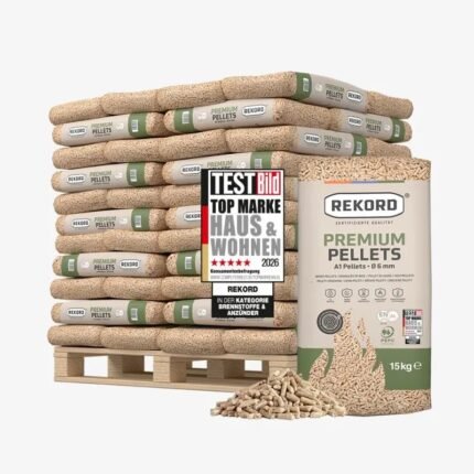 REKORD Premium Pellets A1 Sackware Palette 990 kg
